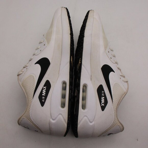 Nike Men\'s Air Max 90 Golf Men\'s Size 14 White Black Lace-Up Sneakers CU9978-101 main image 5